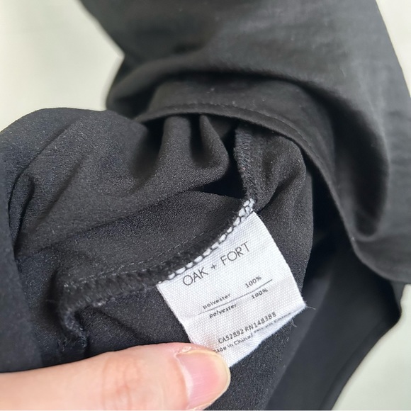 Oak + Fort Black Slip Dress (Size S) - Picture 3 of 5